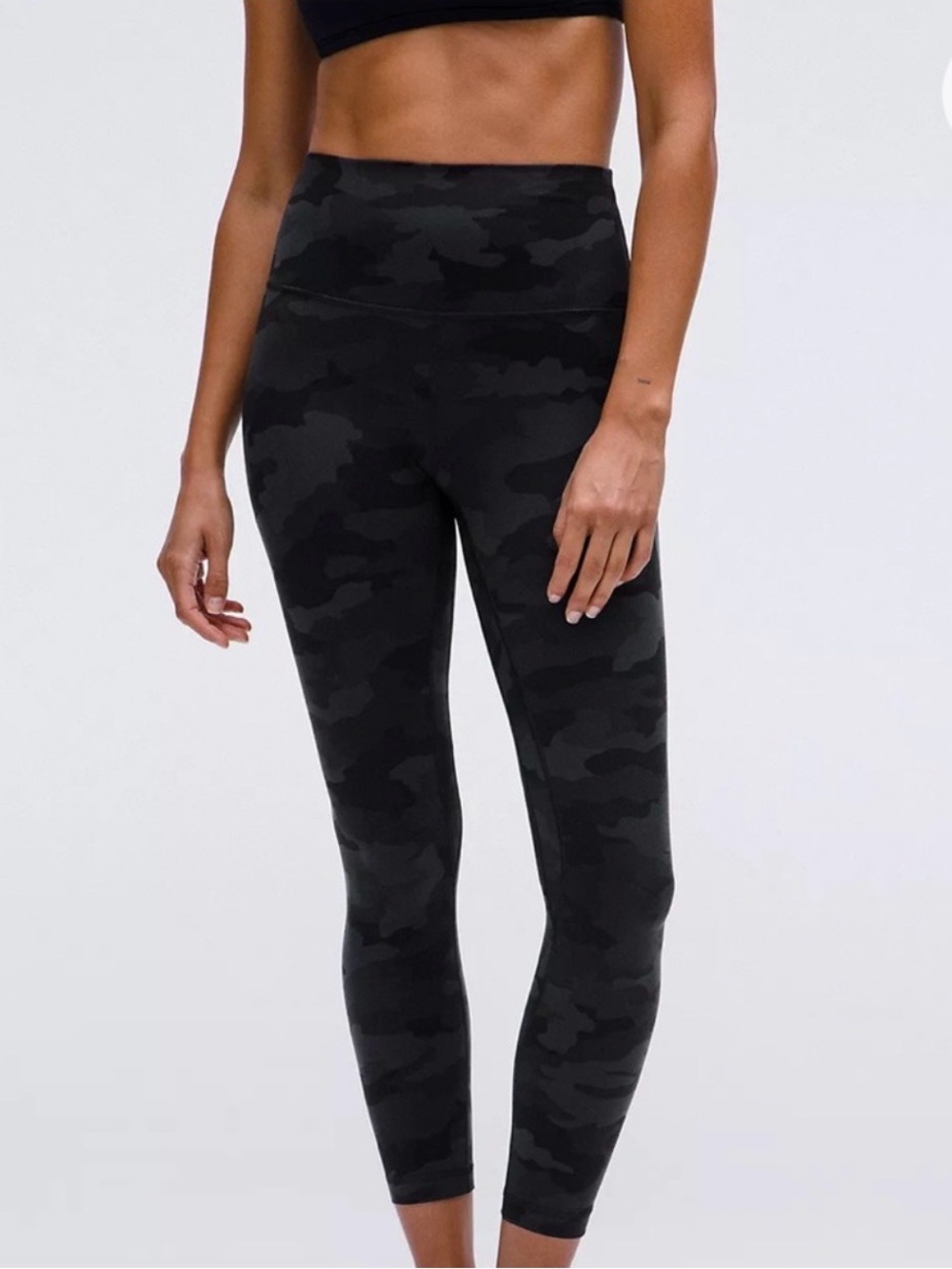 lululemon athletica Black Camo High-Rise Leggings 25’